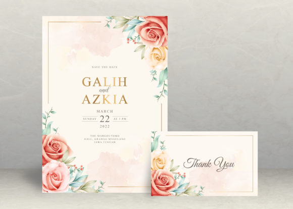 Colorful Floral Wedding Invitation Card: Designing with Purpose and Flexibility