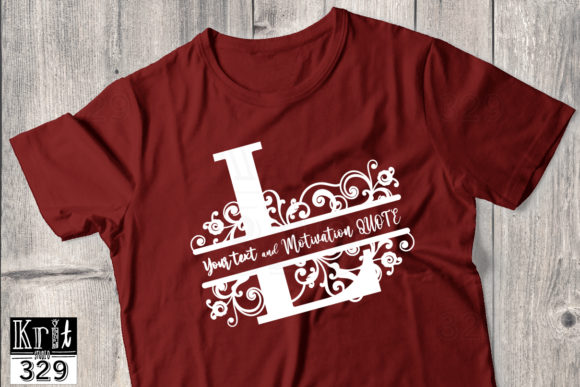 Elevating DIY Projects with the Floral Vine Alphabet Split Monogram L