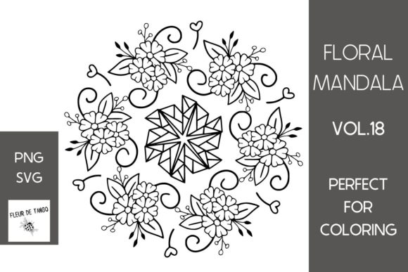 Evaluating Floral Mandala Vol.18 for Digital Crafting and KDP Publishing