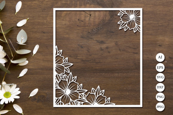 Evaluating the Black Floral Monogram Frame for Digital Crafting and Personalization
