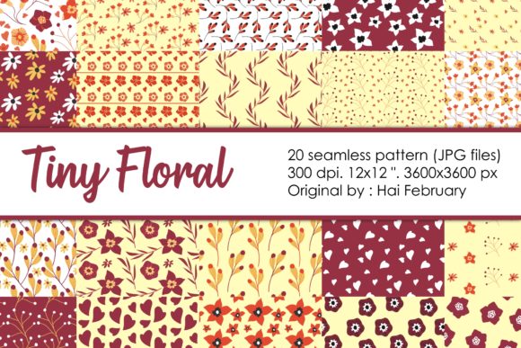 Evaluating Tiny Floral Digital Seamless Patterns for Creative Projects