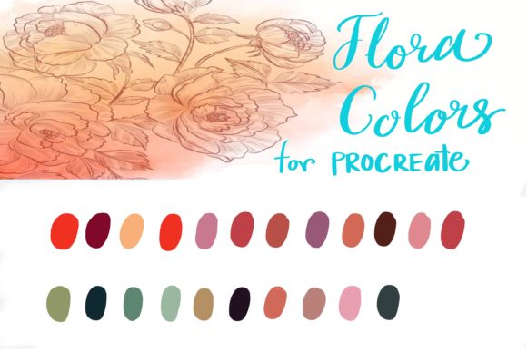 Floral Colors for Procreate: Elevating Botanical Illustration and Digital Design