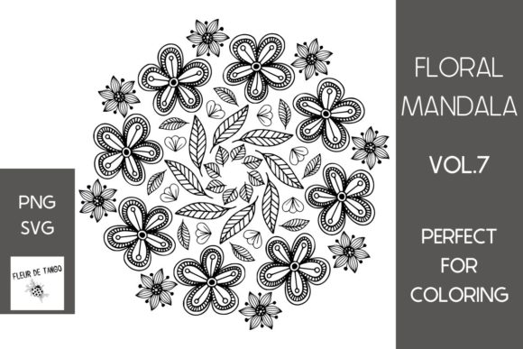 Floral Mandala Vol.7: Maximizing Value in Digital Design Assets