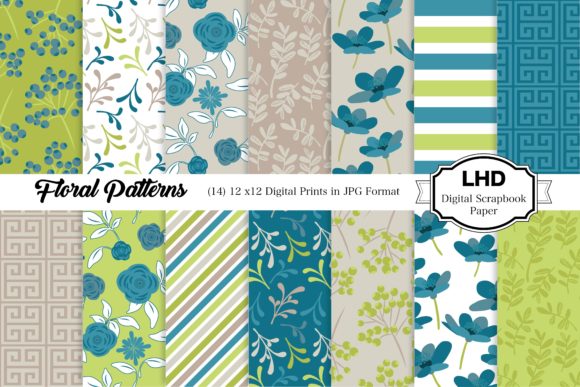 Floral Patterns: Digital Papers for Versatile Creative and Professional Projects