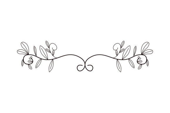 Floral Ribbon Banner No.9: Versatile Design Assets