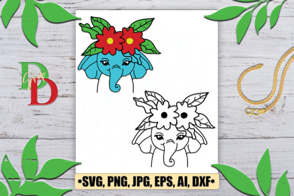 Integrating Elephant, Floral Wreath, and Flower Assets into Professional Creative Workflows