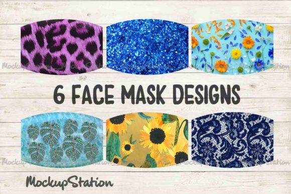 Strategic Application of the Face Mask Sublimation Bundle, Floral