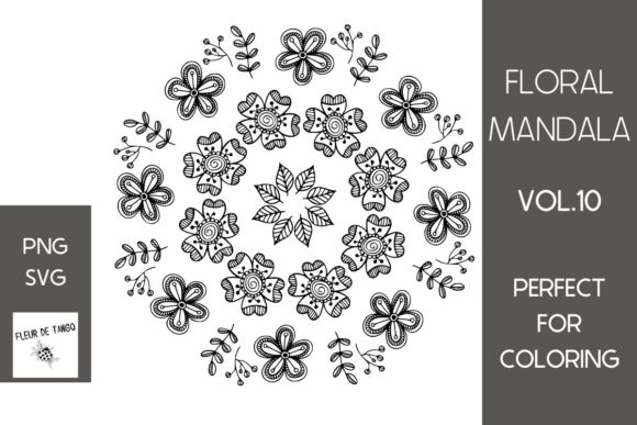 Unlocking Creativity with Floral Mandala Vol.10: A Complete Guide to Digital Design Files