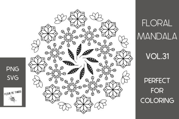 Unlocking Creativity with Floral Mandala Vol.31: A Guide to Digital Design Versatility